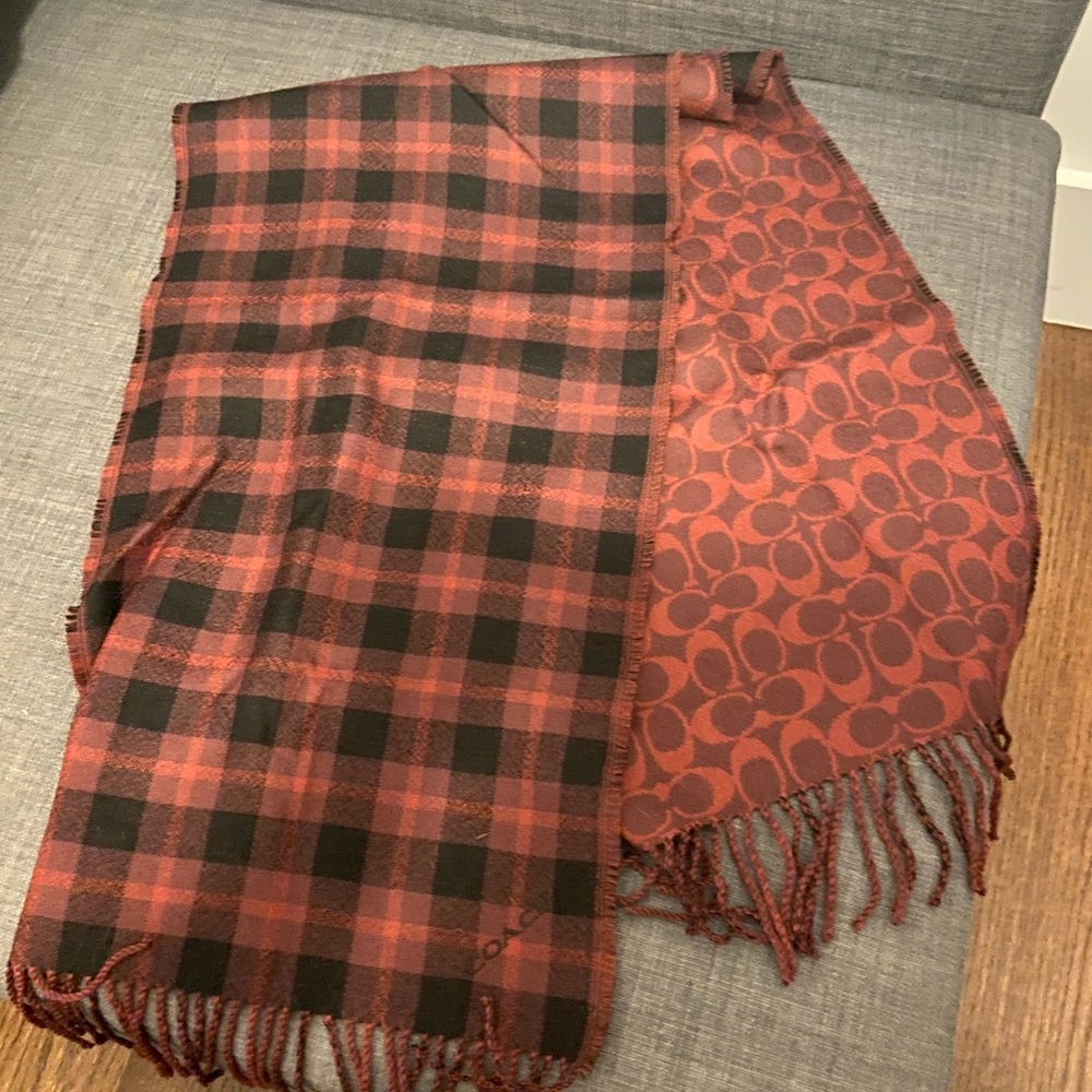 Coach wool scarf